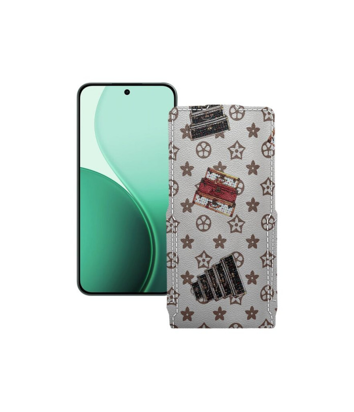 Чохол-флип з екошкіри для телефону OPPO Reno14 F