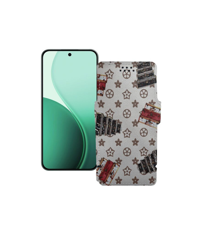 Чохол-книжка з екошкіри для телефону OPPO Reno14 F