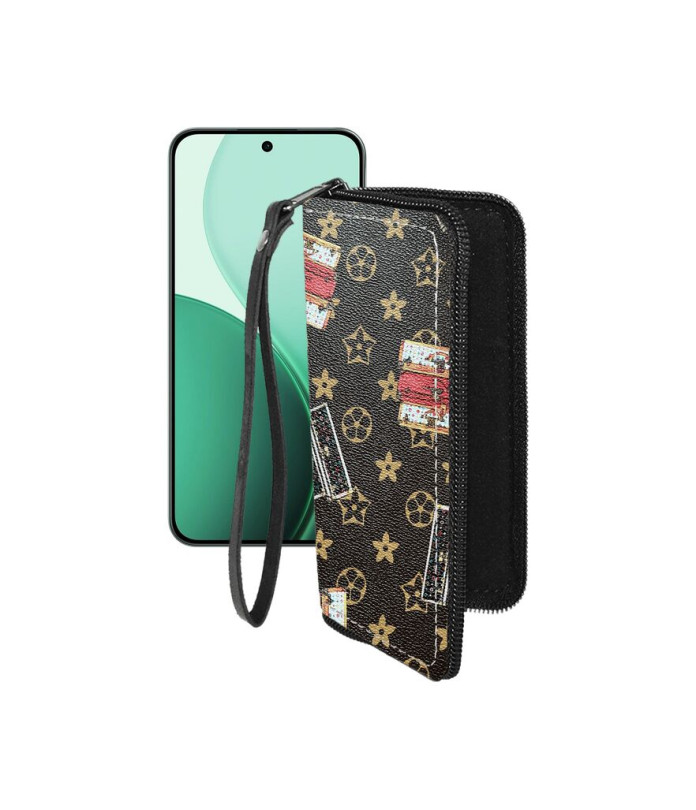 Чохол-гаманець з екошкіри для телефону OPPO Reno14 F