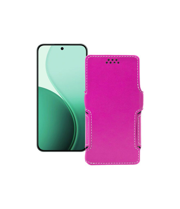 Чохол-книжка з екошкіри для телефону OPPO Reno14 F