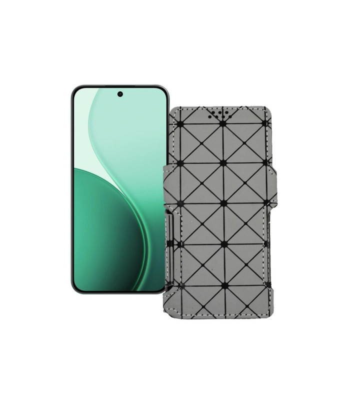 Чохол-книжка з екошкіри для телефону OPPO Reno14 F