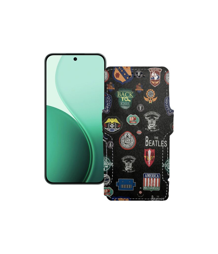 Чохол-книжка з екошкіри для телефону OPPO Reno14 F