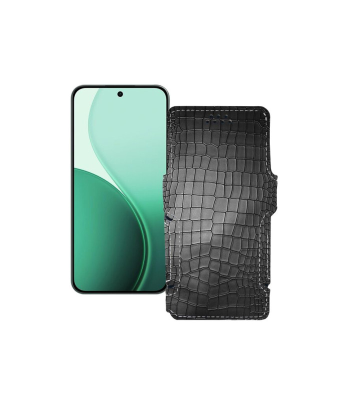 Чохол-книжка з екошкіри для телефону OPPO Reno14 F