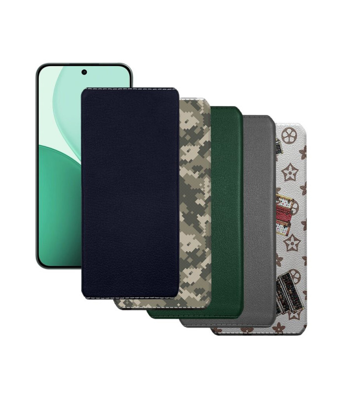 Накладка з екошкіри для телефону OPPO Reno14 F