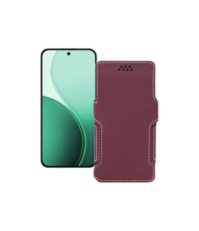 Чохол-книжка з екошкіри для телефону OPPO Reno14 F