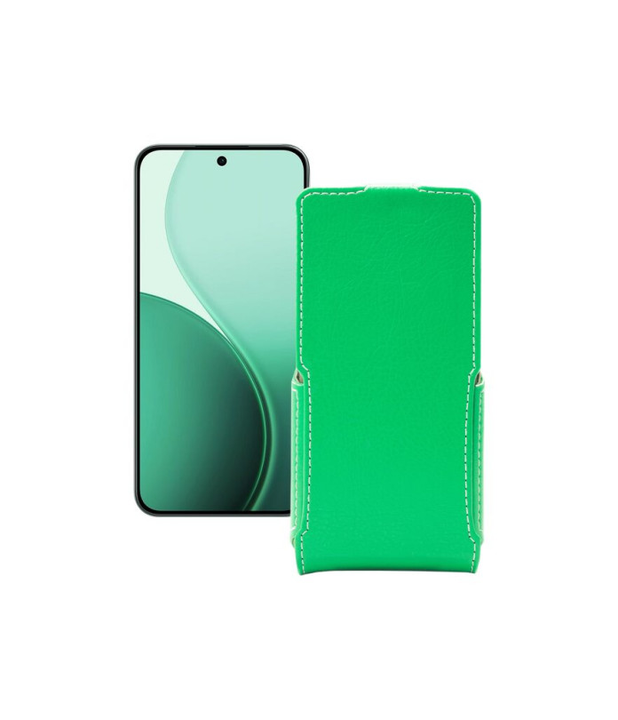 Чохол-флип з екошкіри для телефону OPPO Reno14 F