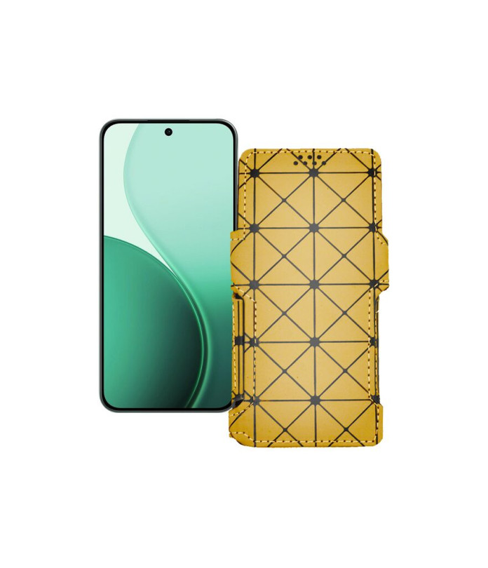 Чохол-книжка з екошкіри для телефону OPPO Reno14 F
