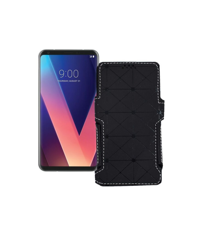 Чохол-книжка з екошкіри для телефону LG V30