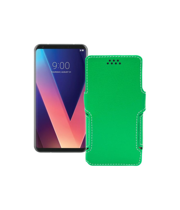 Чохол-книжка з екошкіри для телефону LG V30