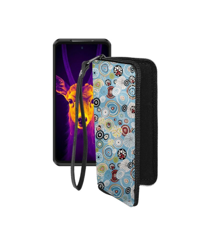 Чохол-гаманець з екошкіри для телефону Ulefone Armor 25T Pro