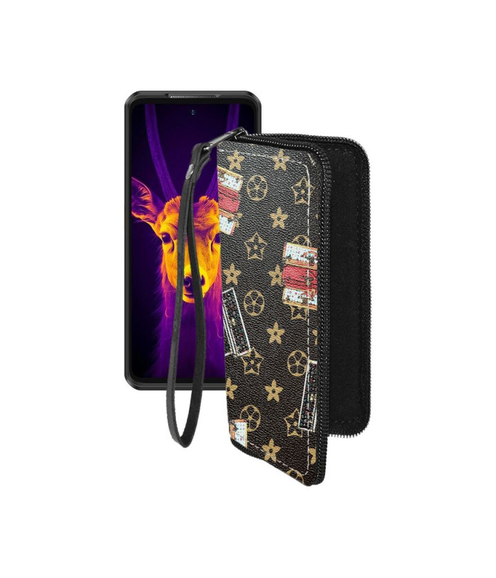 Чохол-гаманець з екошкіри для телефону Ulefone Armor 25T Pro