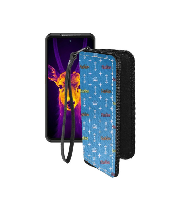 Чохол-гаманець з екошкіри для телефону Ulefone Armor 25T Pro