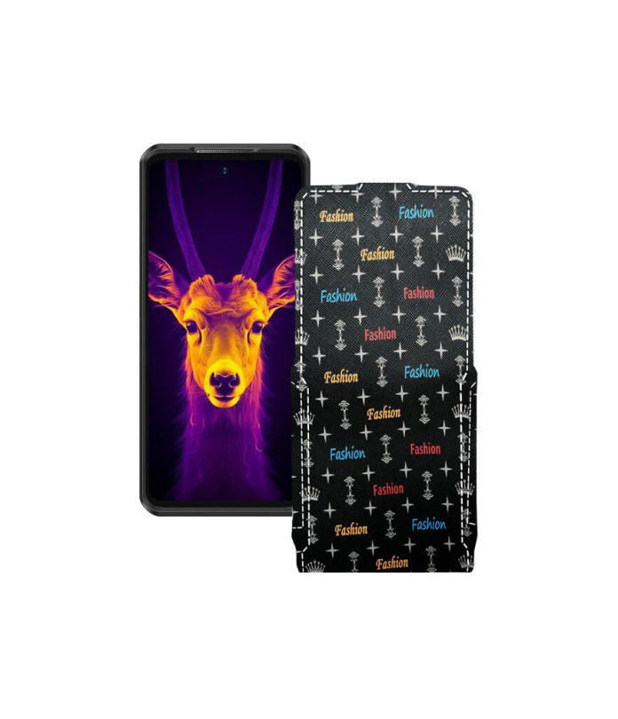 Чохол-флип з екошкіри для телефону Ulefone Armor 25T Pro