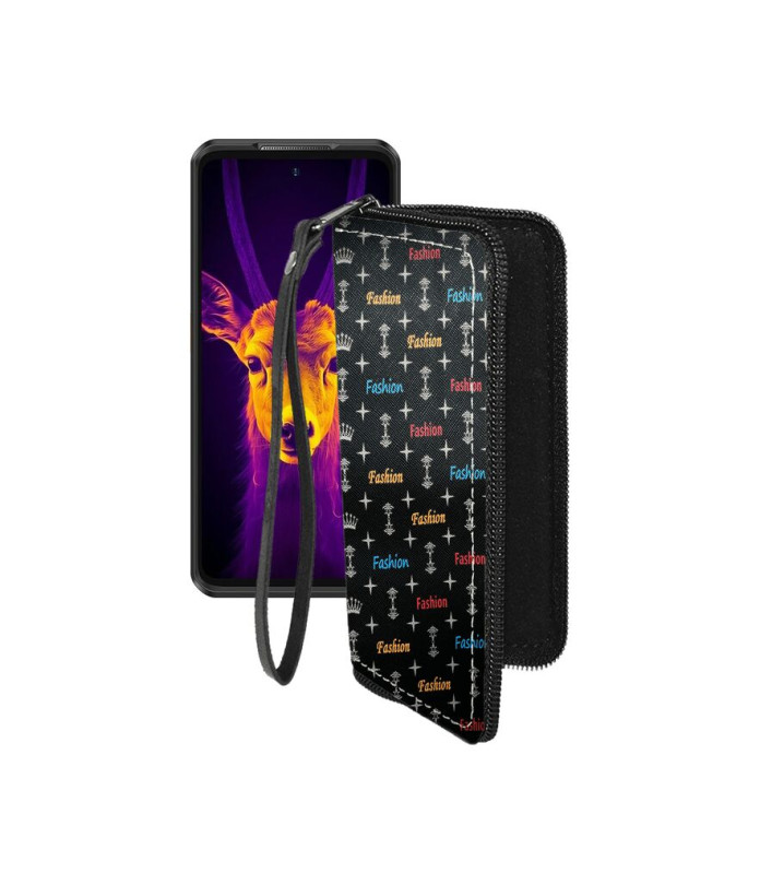 Чохол-гаманець з екошкіри для телефону Ulefone Armor 25T Pro