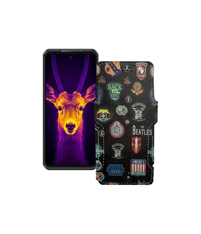 Чохол-книжка з екошкіри для телефону Ulefone Armor 25T Pro