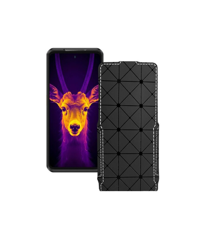 Чохол-флип з екошкіри для телефону Ulefone Armor 25T Pro