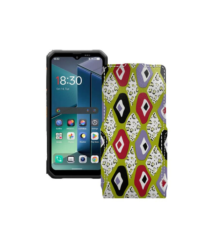 Чохол-флип з екошкіри для телефону Blackview Fort 2