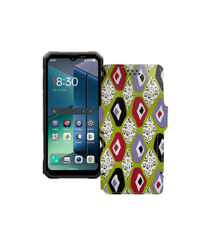 Чохол-книжка з екошкіри для телефону Blackview Fort 2