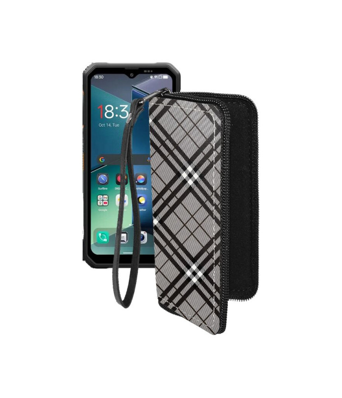 Чохол-гаманець з екошкіри для телефону Blackview Fort 2