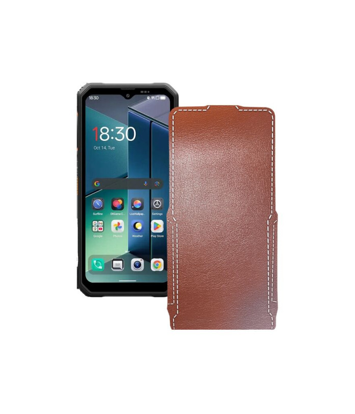 Чохол-флип з екошкіри для телефону Blackview Fort 2