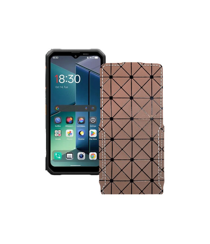 Чохол-флип з екошкіри для телефону Blackview Fort 2