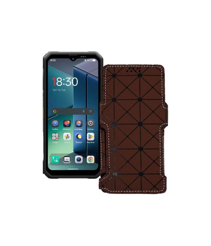 Чохол-книжка з екошкіри для телефону Blackview Fort 2