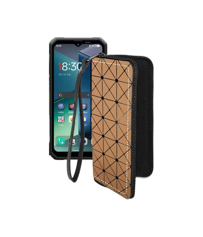 Чохол-гаманець з екошкіри для телефону Blackview Fort 2