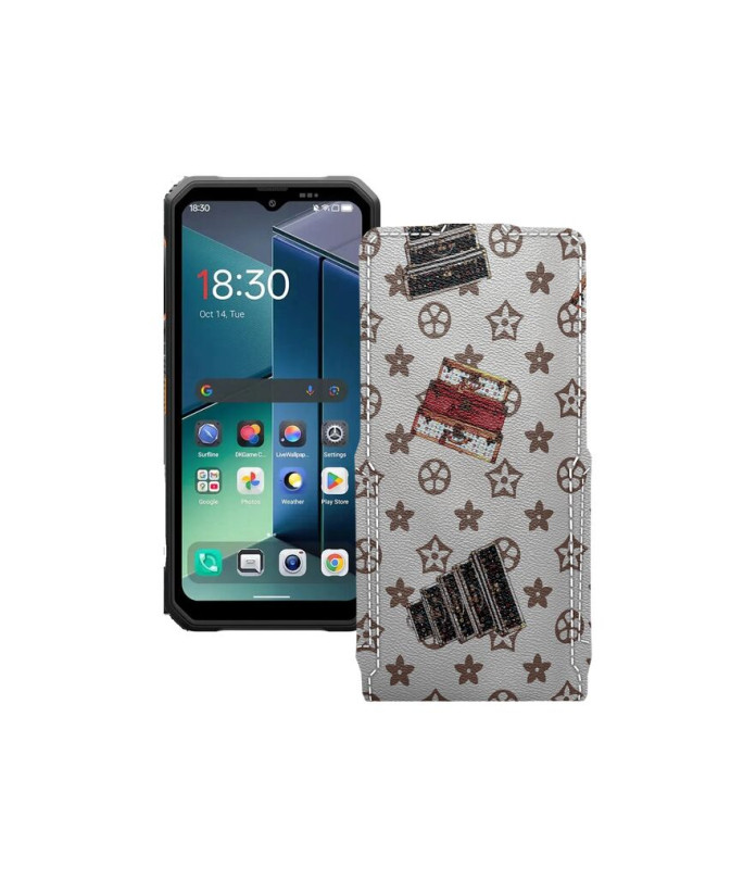 Чохол-флип з екошкіри для телефону Blackview Fort 2