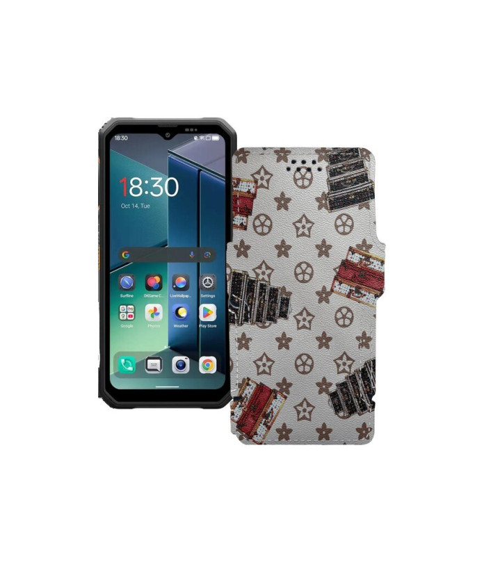 Чохол-книжка з екошкіри для телефону Blackview Fort 2