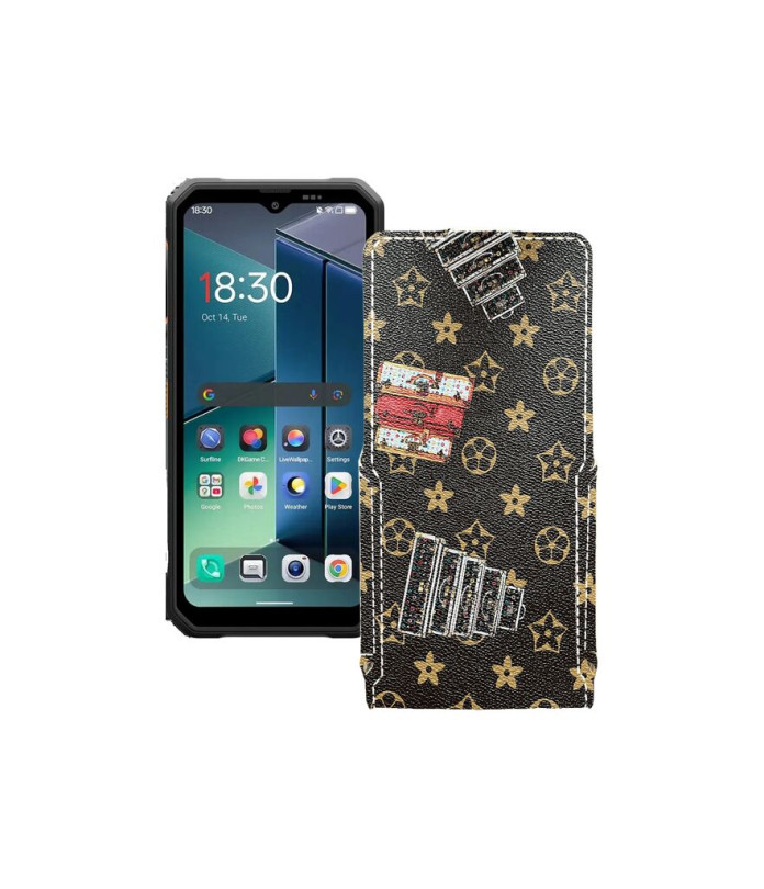 Чохол-флип з екошкіри для телефону Blackview Fort 2