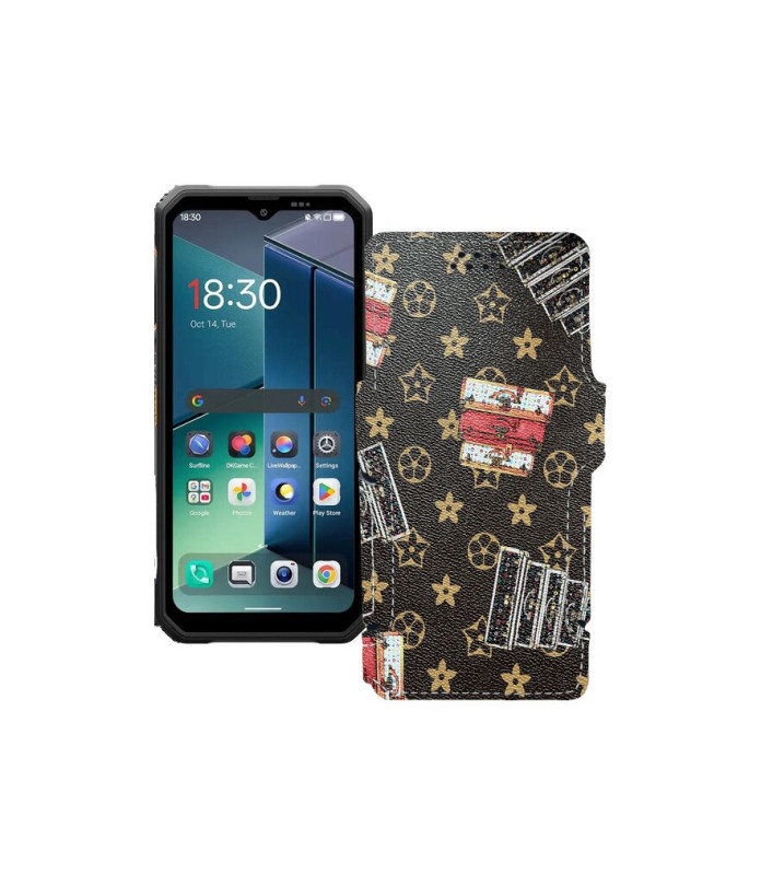 Чохол-книжка з екошкіри для телефону Blackview Fort 2