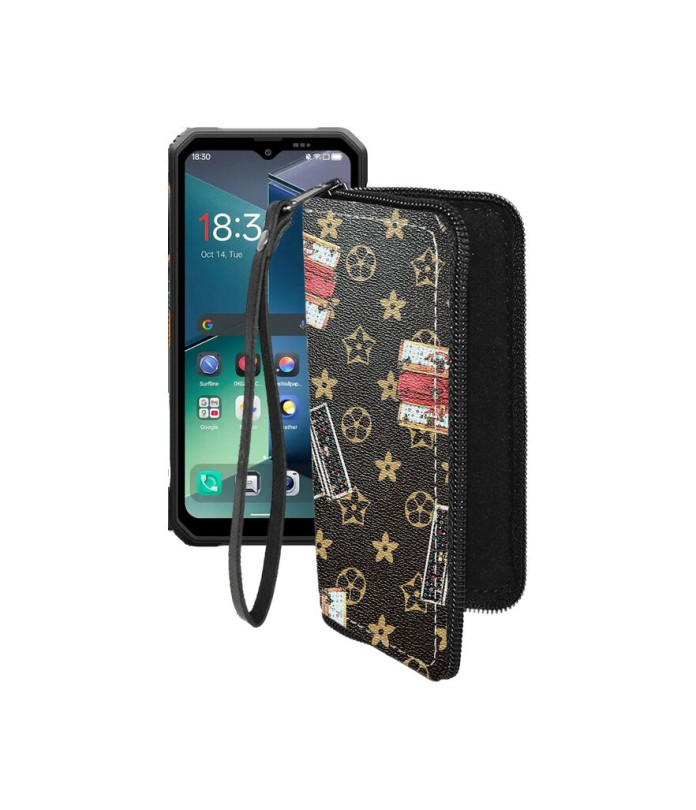Чохол-гаманець з екошкіри для телефону Blackview Fort 2