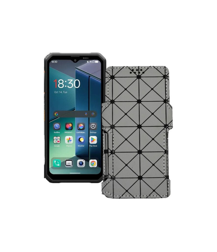 Чохол-книжка з екошкіри для телефону Blackview Fort 2