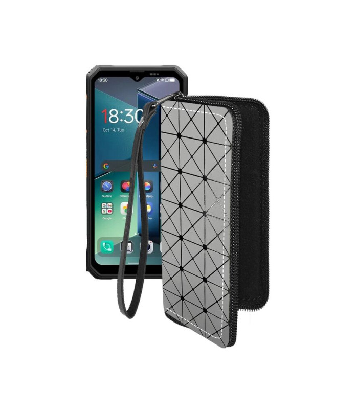 Чохол-гаманець з екошкіри для телефону Blackview Fort 2