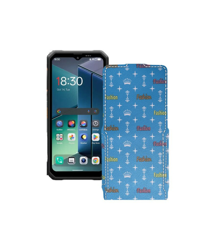 Чохол-флип з екошкіри для телефону Blackview Fort 2