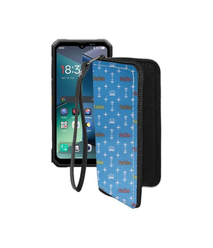 Чохол-гаманець з екошкіри для телефону Blackview Fort 2