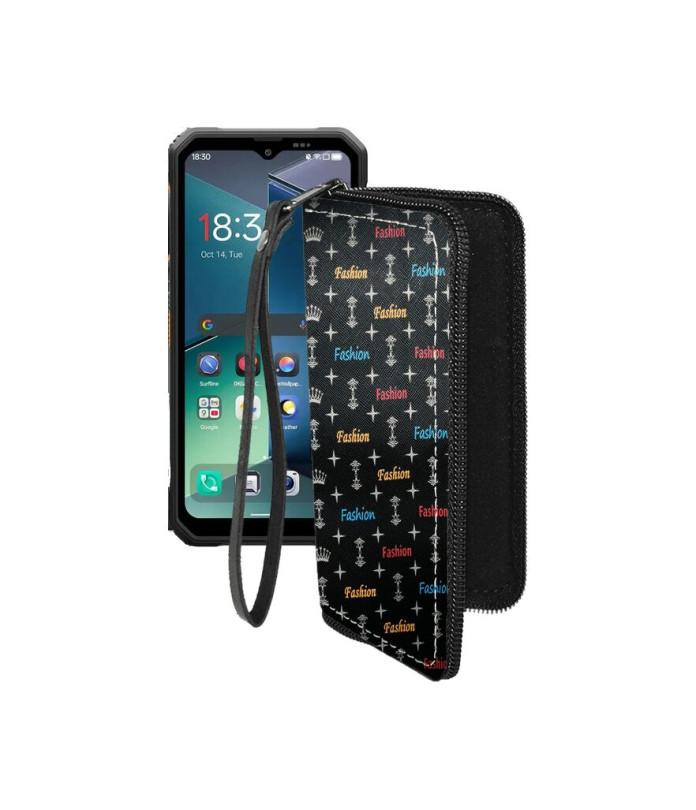 Чохол-гаманець з екошкіри для телефону Blackview Fort 2