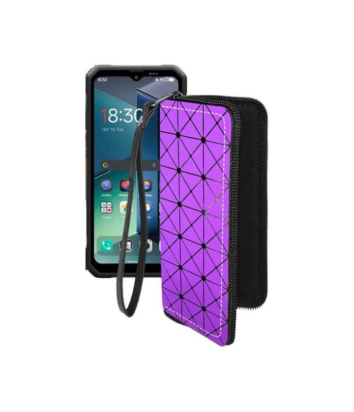 Чохол-гаманець з екошкіри для телефону Blackview Fort 2