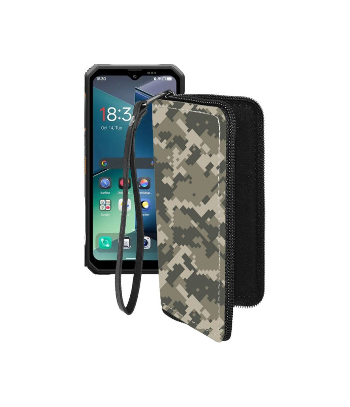 Чохол-гаманець з екошкіри для телефону Blackview Fort 2