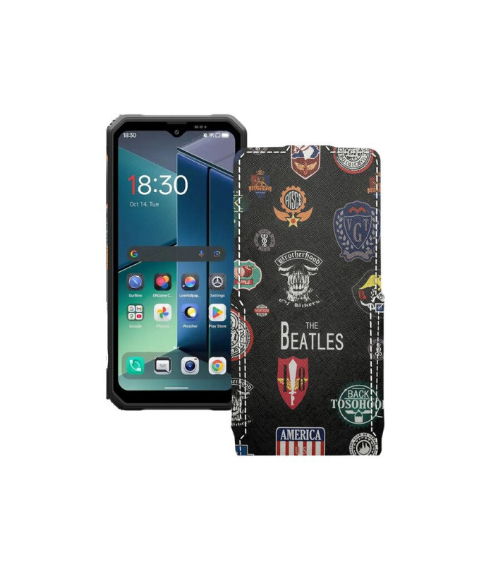 Чохол-флип з екошкіри для телефону Blackview Fort 2