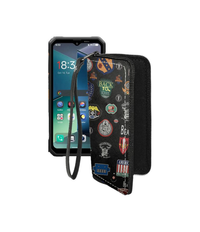 Чохол-гаманець з екошкіри для телефону Blackview Fort 2