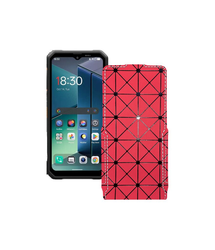 Чохол-флип з екошкіри для телефону Blackview Fort 2