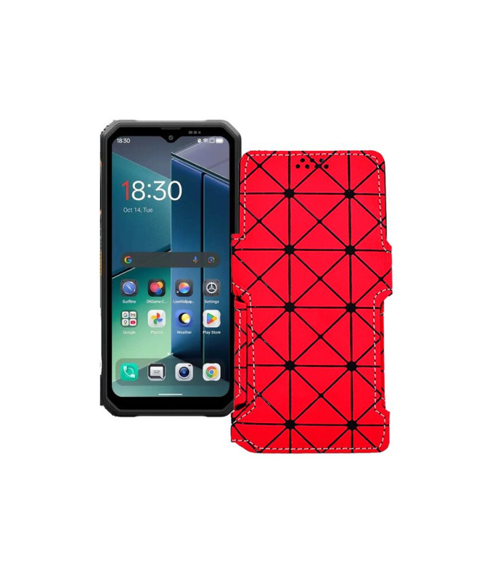 Чохол-книжка з екошкіри для телефону Blackview Fort 2