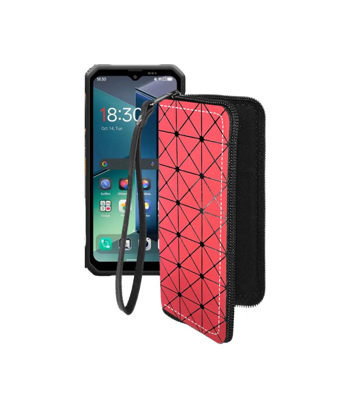 Чохол-гаманець з екошкіри для телефону Blackview Fort 2