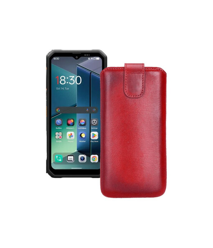 Витяжка з екошкіри для телефону Blackview Fort 2