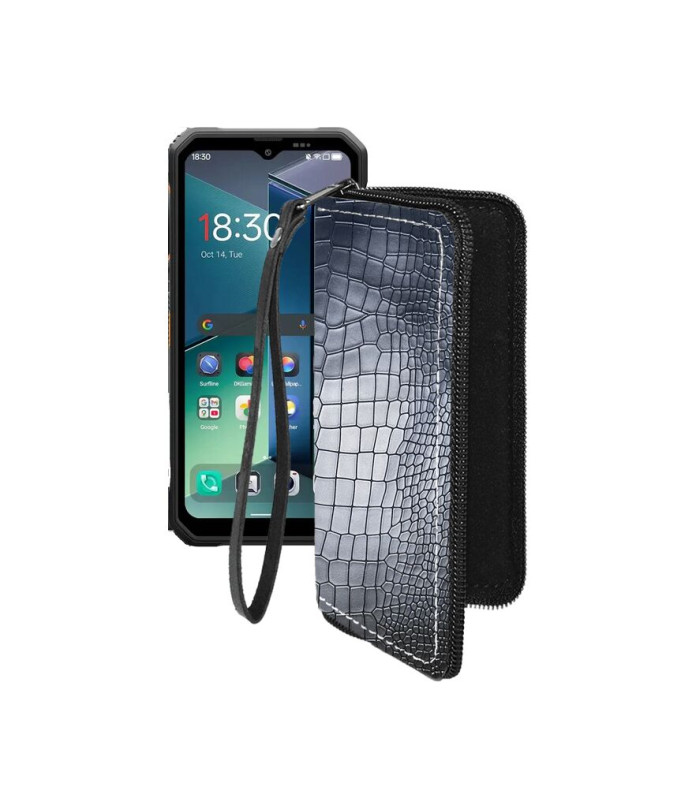 Чохол-гаманець з екошкіри для телефону Blackview Fort 2