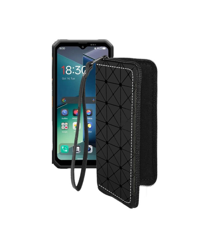 Чохол-гаманець з екошкіри для телефону Blackview Fort 2