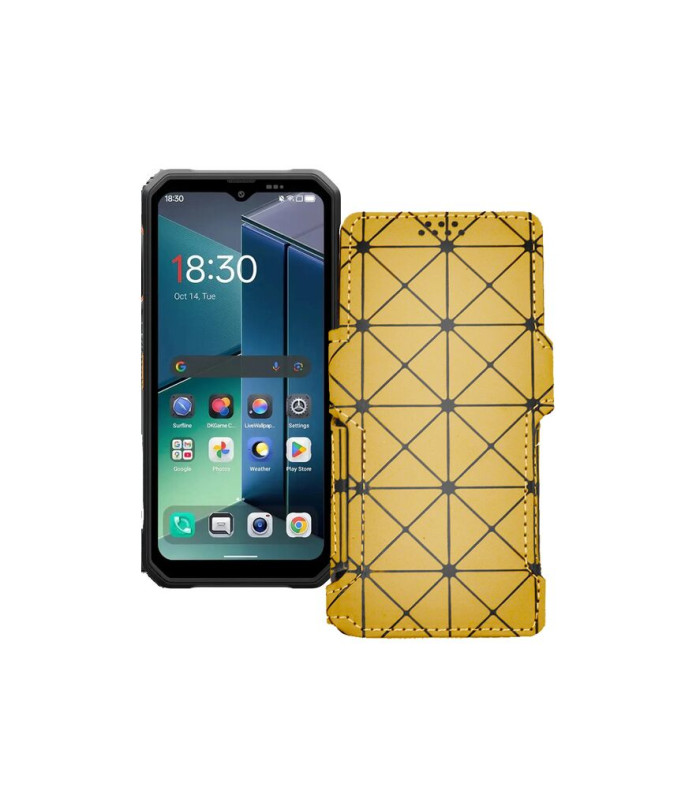 Чохол-книжка з екошкіри для телефону Blackview Fort 2