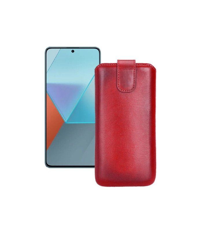 Витяжка з екошкіри для телефону Xiaomi Redmi Note 13 Pro