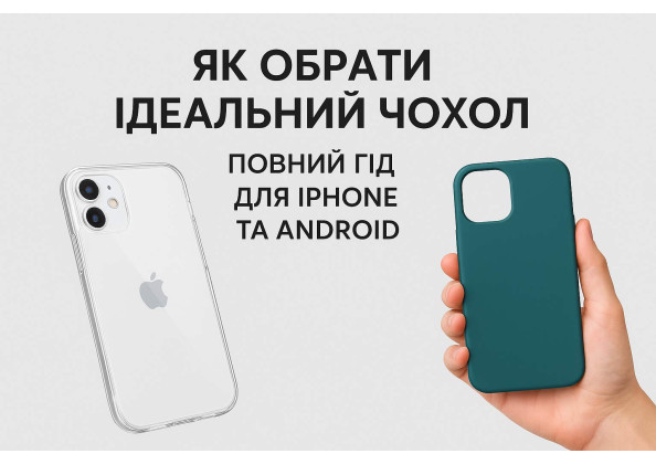 Як обрати ідеальний чохол для свого смартфона: повний гід для iPhone та Android